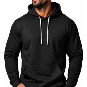 Blusa Moletom Canguru Liso Básico Premium Várias Cores