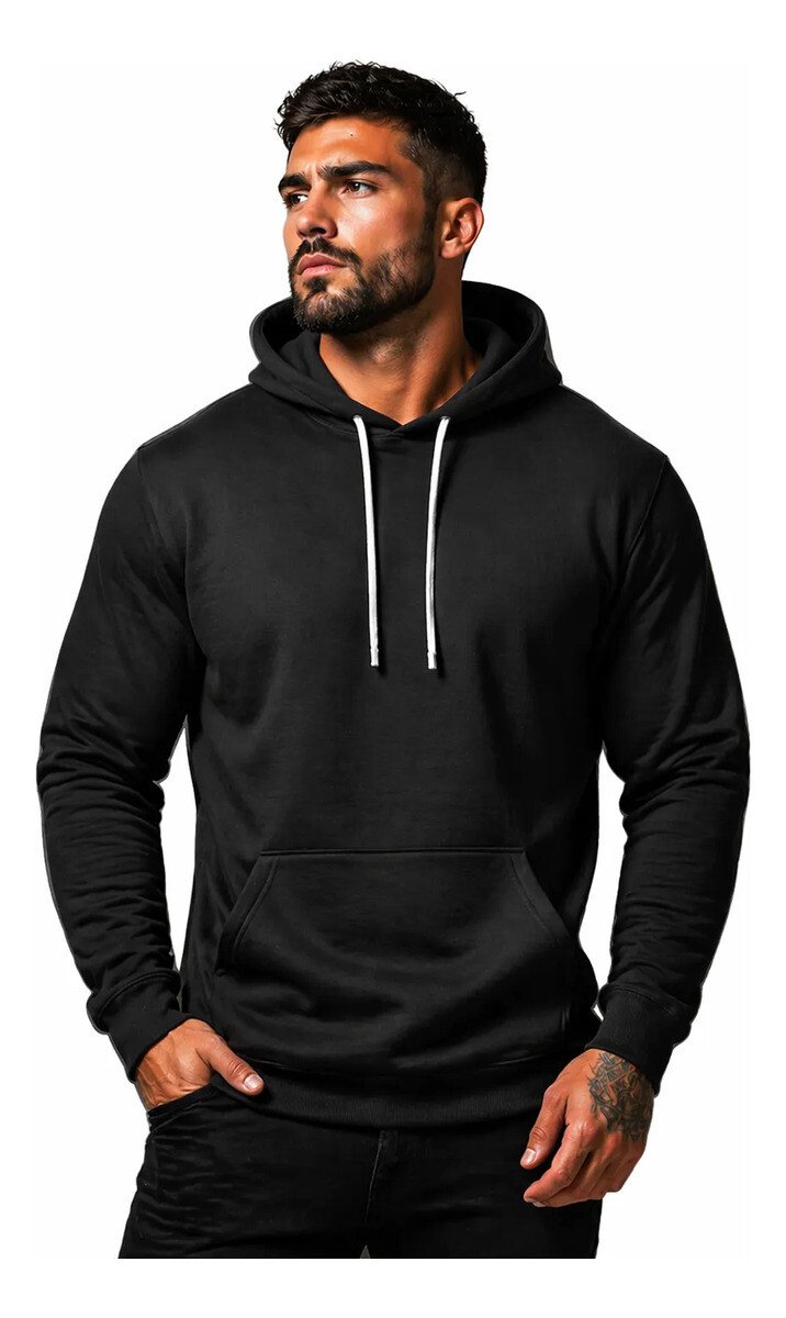 Blusa Moletom Canguru Liso Básico Premium Várias Cores Blusa Moletom Canguru Liso Básico Premium Várias Cores