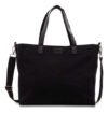 Bolsa Tote Daily Clear Gocase – Leve, Moderna E Minimalista Cor Preto Liso Níquel