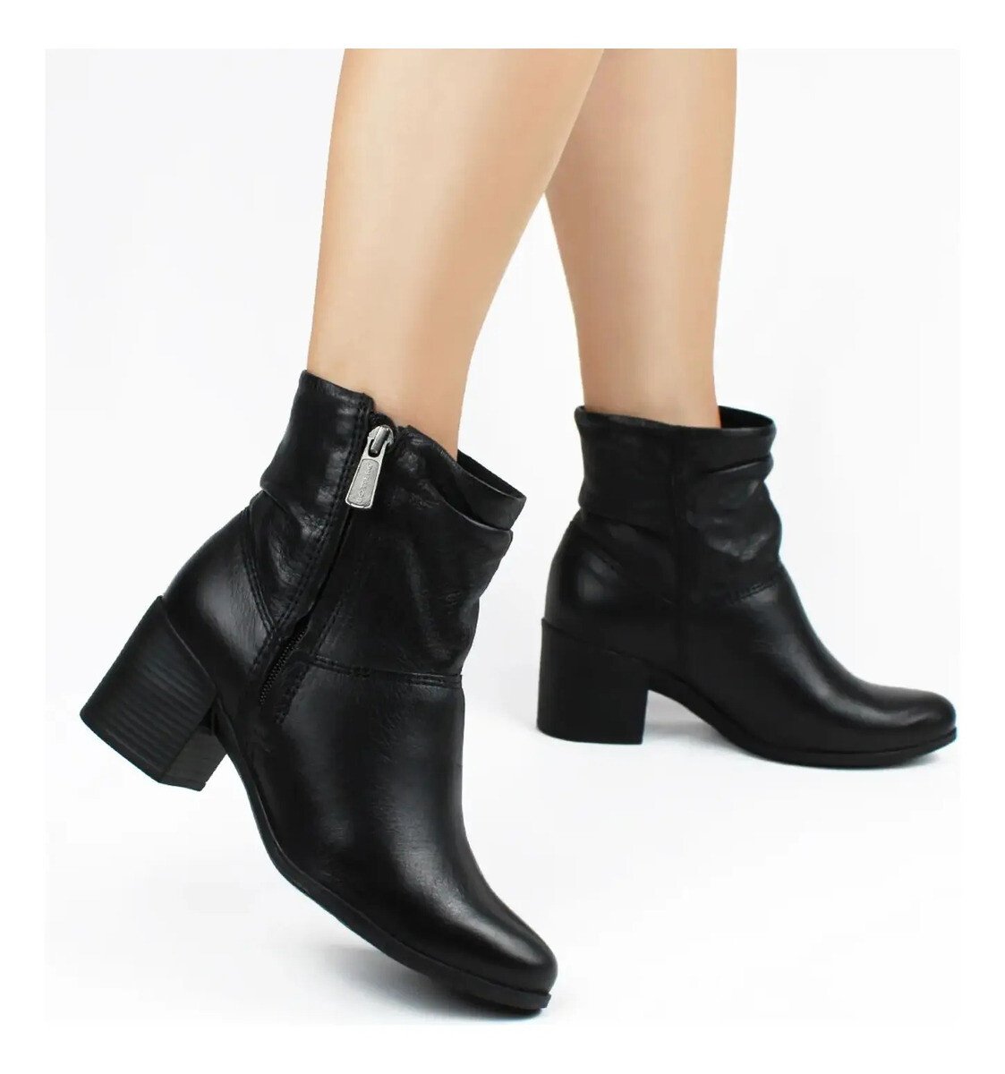 Bota Bottero Couro Legitimo Ziper Calce Facil Envio Rapido Bota Bottero Couro Legitimo Ziper Calce Facil Envio Rapido