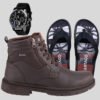 Bota Coturno Masculina Motoqueiro Caio Shoes preta resistente para moto