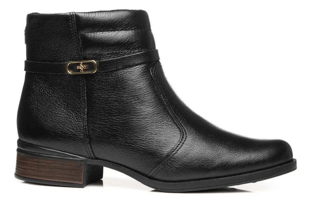 Bota Pegada Feminina Confortável Couro Original 282014 Bota Pegada Feminina Confortável Couro Original 282014