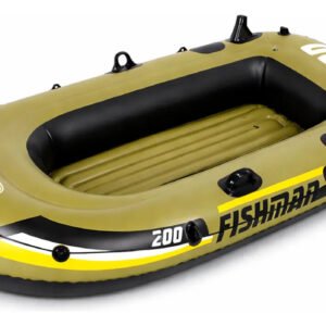 Bote Inflável Remos + Bomba Fishman 200 Pathfinder Até 190kg