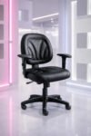 Cadeira Para Escritório Ergonômica Nr17 C/ Braços. Preto