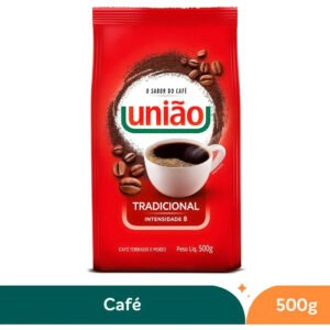 Café Torrado E Moido Tradicional Pouch 500g Intensidade 8 União Pacote