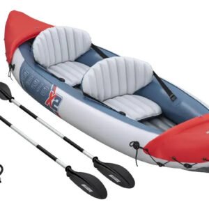 Caiaque Inflável Bote 2 Pessoas Pesca Kit Completo 2 Remos