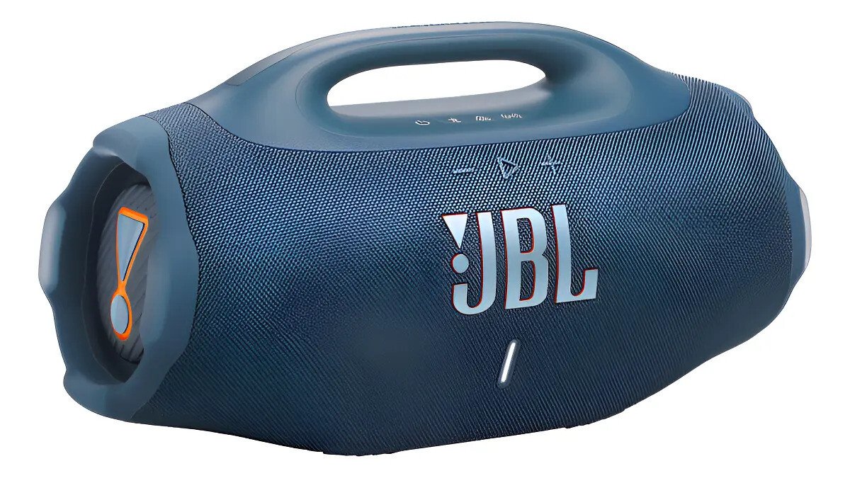 Caixa De Som Bluetooth Jbl Boombox 4 Azul Azul Caixa De Som Bluetooth Jbl Boombox 4 Azul Azul