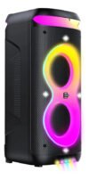 Caixa De Som Bluetooth Pulsebox 3 1400w Tws Karaoke Led Preto – Sp511 127/220v
