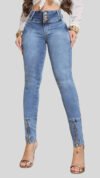 Calça Modeladora Feminina Cintura Alta Chapa Barriga Lycra