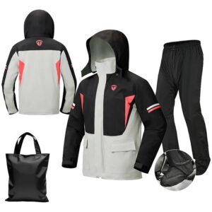 Capa De Chuva Roupa Conjunto Para Motoqueiro Reforçada Kit