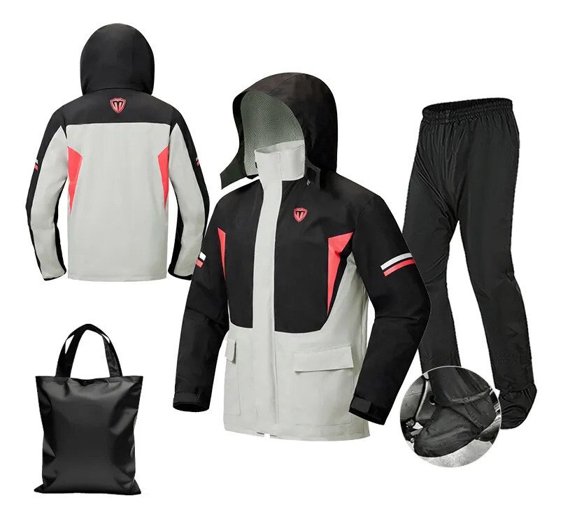 Capa De Chuva Roupa Conjunto Para Motoqueiro Reforçada Kit Capa De Chuva Roupa Conjunto Para Motoqueiro Reforçada Kit