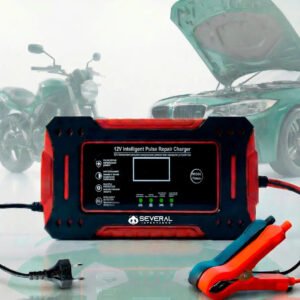 Carregador Inteligente De Bateria Automotiva Several Importados 12v Portátil Rápido Para Carro Moto E Veículos Several
