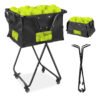 Cesto Para Bolas De Tennis Pickleball Com Rodas Removível