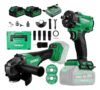 Chave De Impacto+ Esmerilhadeira Lixadeira Kit Brushless 21v