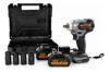 Chave Impacto Brushless Maleta 2 Baterias 4 Soquetes Ppc-18 Pró Euro Cinza-escuro 127/220v 50/60 Hz