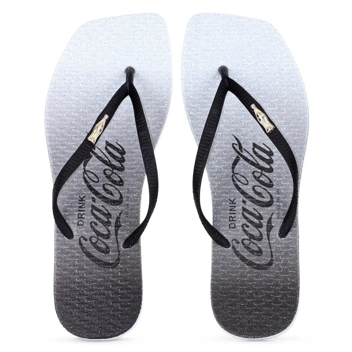Chinelo Coca Cola Feminino Confortável Original Oferta Especial Chinelo Coca Cola Feminino Original Confortável EVA Antiderrapante Verão