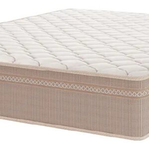 Colchão Casal Molas Qatar 138x188x22cm Bege/branco Inducol Cor Bege