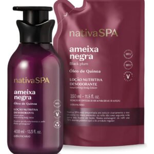 Combo Nativa Spa Ameixa Negra: Loção Corporal 400ml + Refil