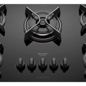 Cooktop 5 Bocas Dako Supreme Com Tripla Chama Preto Bivolt Preto 127/220v