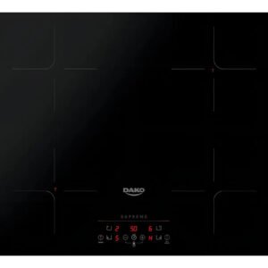 Cooktop De Indução 4 Bocas Preto Com Trava De Segurança Dako Supreme 220v