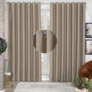 Cortina Blackout Tecido Grosso 2,80×2,30 Porta Sala Quarto