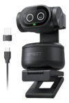 Webcam Emeet Pixy 4K PTZ AI Tracking Autofoco para PC - Câmera Profissional para Streaming e Videoconferências