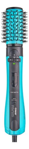 Escova Secadora Rotativa Rotating Hyaluronic Conair Cor Preto E Azul 127/220v
