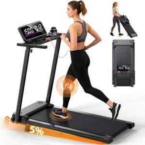 Esteira Elétrica Ergométrica 2.5HP Tela LED Dobrável para Treino em Casa