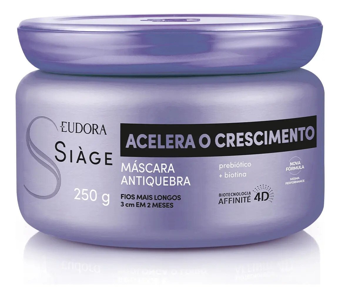 Eudora Máscara Capilar Siàge Acelera O Crescimento 250g Eudora Máscara Capilar Siàge Acelera O Crescimento 250g
