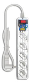 Filtro De Linha Clamper Iclamper Energia 5 Tomadas, Com Dps E Proteção Contra Raios E Surtos Elétricos 127/220v