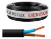 Fio Cabo Pp 4mm Flexivel 2x4mm 2 Vias Rolo 100 Metros Para Extensão Cor Preto Marca Screen Vision