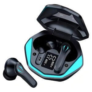 Fone De Ouvido Casenn G9s Bluetooth Tws Gamer Preto Com Microfone E Led