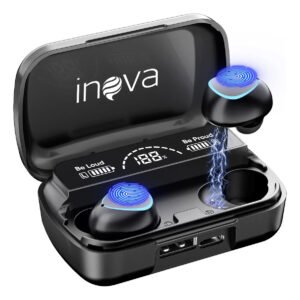 Fone De Ouvido Esportivo Sem Fio Tws Com Carregador Portátil