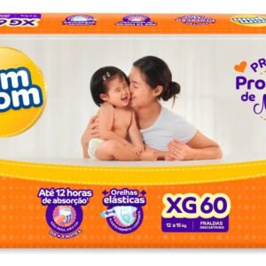 Fralda Pom Pom Protek Xg Proteção De Mãe Com 60 Unidades Sem Gênero