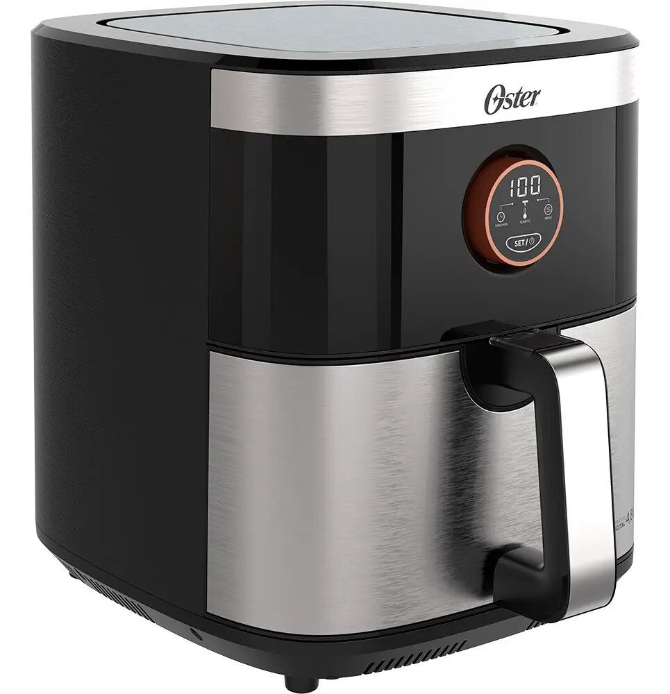 Fritadeira Air Fryer Sem Óleo Ofrt660 Preta/inox Oster 4,8l Cor Preto 127v Fritadeira Air Fryer Sem Óleo Ofrt660 Preta/inox Oster 4,8l Cor Preto 127v