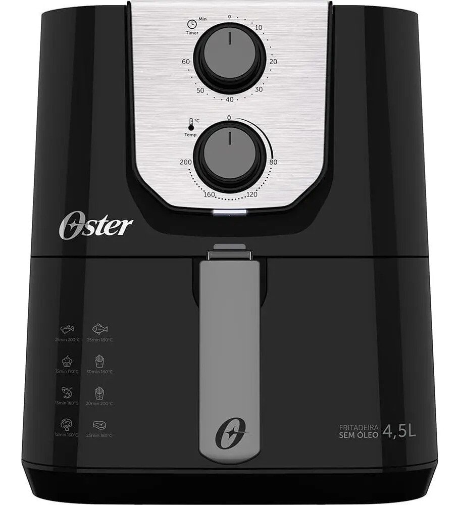 Fritadeira Black Perform 4,5l Oster Ofrt510 Preto 127v Fritadeira Black Perform 4,5l Oster Ofrt510 Preto 127v