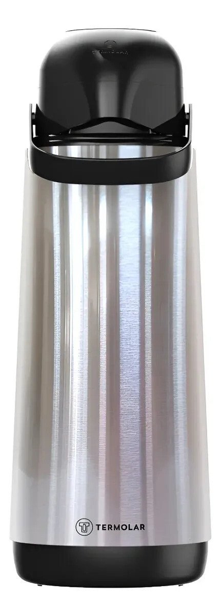 Garrafa Térmica Lúmina Inox 1.8l Termolar Cinza Prateado Garrafa Térmica Lúmina Inox 1.8l Termolar Cinza Prateado