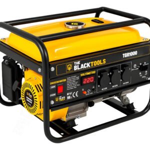 Gerador De Energia 3,75kva 3000w 4 Tempos Gasolina 196cc Monofásico Com Tecnologia Avr 127/220v Tgr1000 The Black Tools