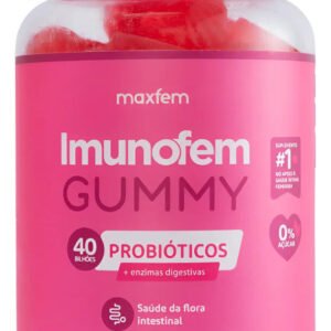 Imunofem Gummy Probiótico 40bi Feminino Ph Íntimo Saúdável