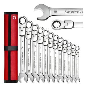Jogo De Chaves Flexíveis Combinadas Cromadas 8-19mm Dobevi