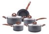 Jogo De Panelas Brinox Antiaderente Ceramic Indução 5 Peças Preto