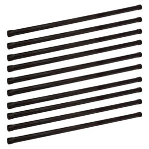 Kit 10 Bastão Ginástica/ Fisioterapia Pvc 1mts Com Carga 1kg