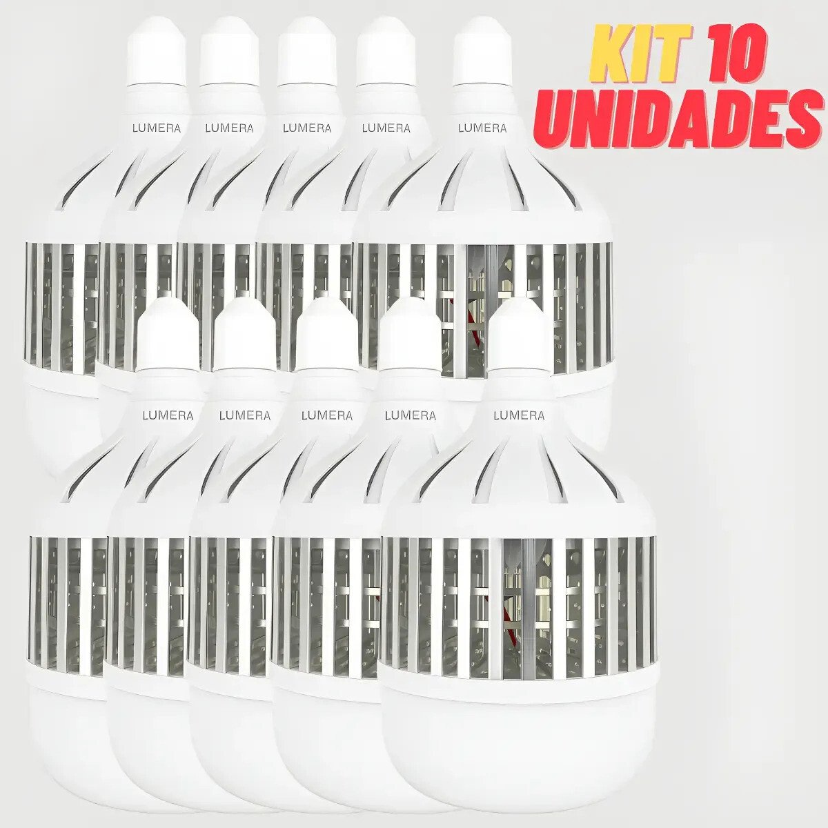 Kit 10 Lampadas Led Bulbo Hp 100w 6500k Branco Frio E27 Kit 10 Lampadas Led Bulbo Hp 100w 6500k Branco Frio E27