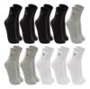 Kit 10 Pares Meia Lupo Original Masculina Cano Médio Algodão