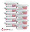 Kit 10 Potes Vidro 370ml Hermético Marmita Forno Refratário Star House