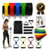 Kit 18 Itens Esportivos Para Exercicios Treino Casa Fitness