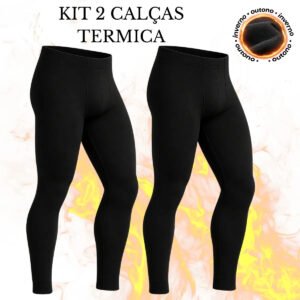 Kit 2 Calça Termica Masculina Segunda Pele Contra Inverno