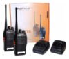 Kit 2 Rádio Comunicador Baofeng 777s 16 Canais Uhf/vhf Alcance 12km Preto