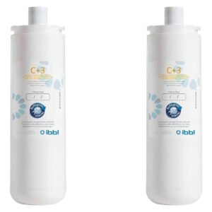 Kit 2 Refis C+3 Purificador De Água Ibbl Para 1 Ano Branco