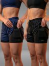 Kit 2 Short Duplo Compressão Fitness Bermuda Treino Feminino